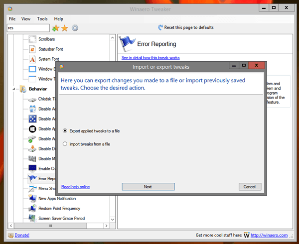 Winaero Tweaker IE Wizard Export(1)