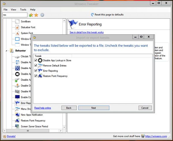 Winaero Tweaker IE Wizard Export(2)