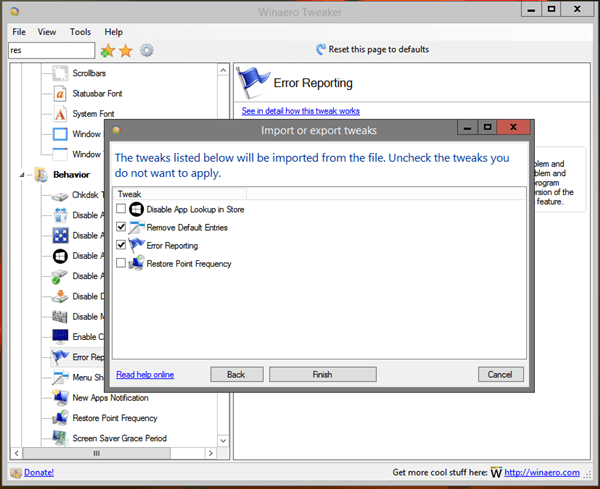 Winaero Tweaker IE Wizard Import(3)