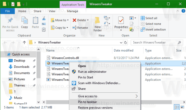 Windows 10 Pin To Taskbar Enabled
