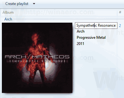 Windows Media Player Music Edit Tag