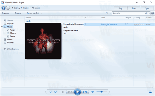 windows media player windows 10 download