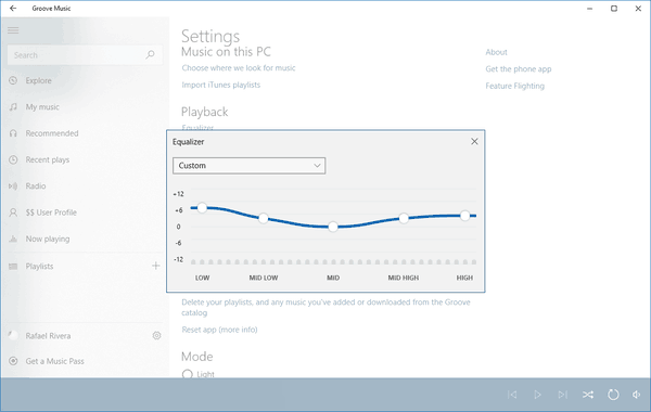 Frastødende bringe handlingen mangel How To Enable Equalizer in Groove Music in Windows 10