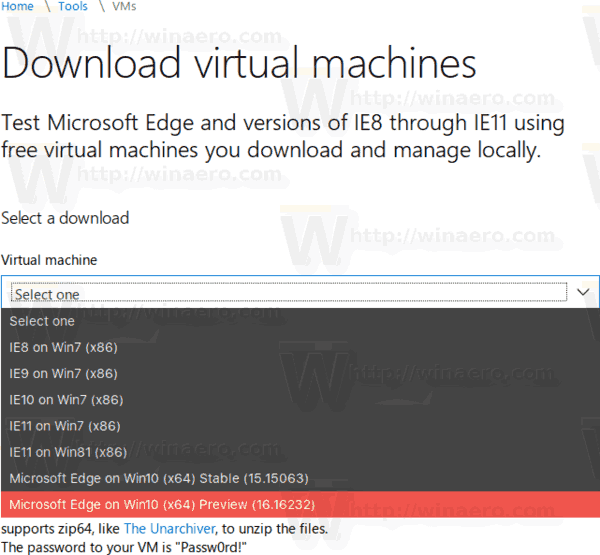 Windows 10 Build 16232 Official Vm 1