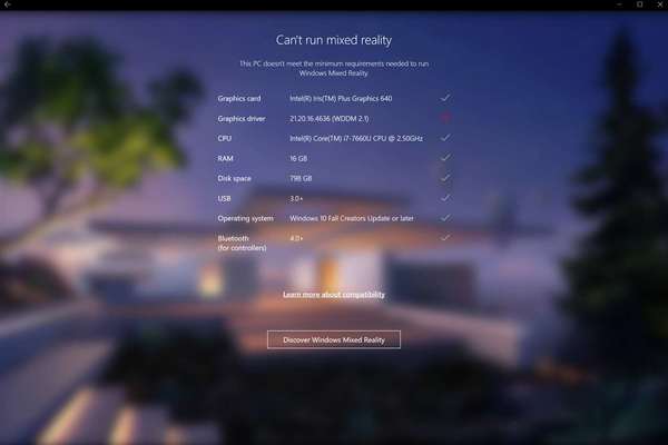 Mixed Reality PC Check 02