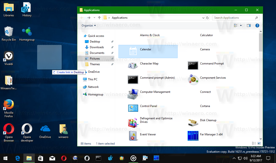 Windows 10 Создать ярлык для оригинального приложения Store