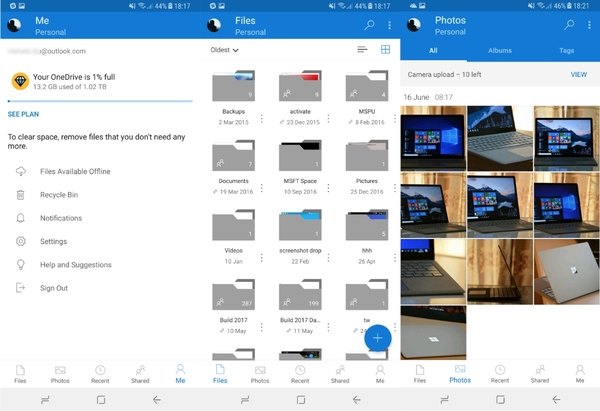 Onedrive Android App
