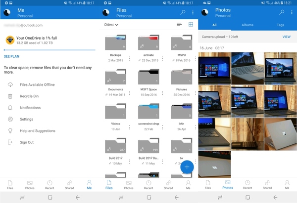 onedrive for business android app download