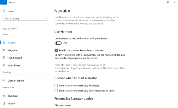 Revamped Ease Of Access Settings 17025