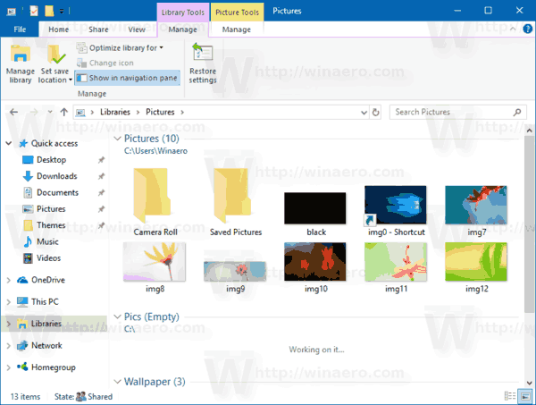 Windows 10 Open A Library