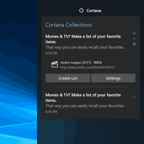 Cortana Collections 1