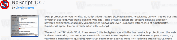 Firefox 57 Noscript