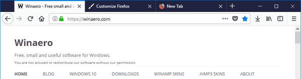 Firefox Drap Space Disabled