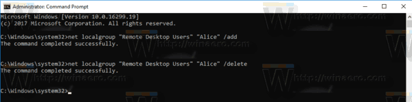 Remote Deskop Net Command