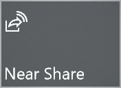 Near Share Quick Action Button
