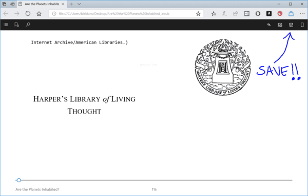 Save Ebook Edge