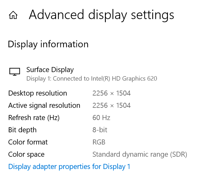 How To View Detailed Display Information In Windows 10