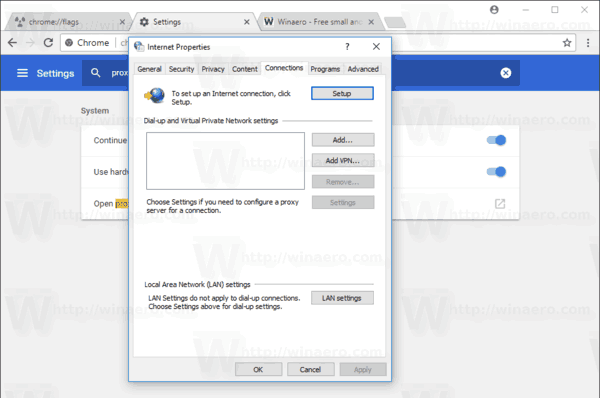 How To Override System Proxy Settings In Google Chrome