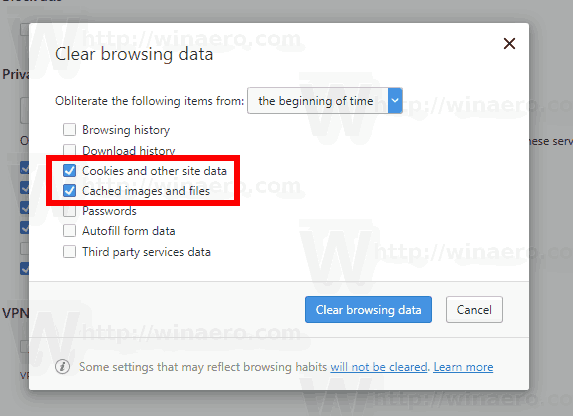 píldora Del Norte Trastornado How to Clear Cache and Cookies in Opera