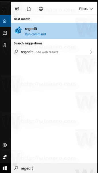 Find Regedit Windows 10