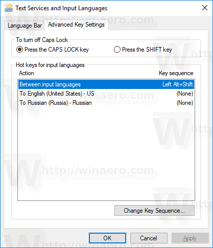 setting hotkeys in windows 10