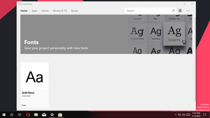 Windows 10 is getting new Fonts page in Settings