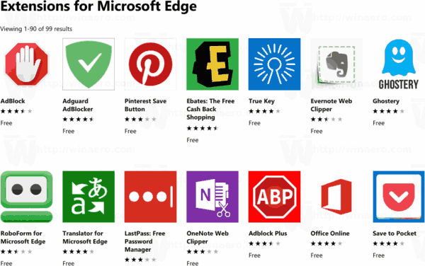Extensions For Edge In Windows 10 Banner
