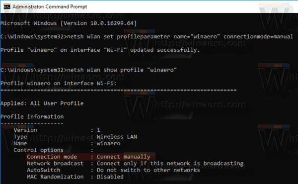 Windows 10 Disable Connect Automatically To Wifi Netsh3