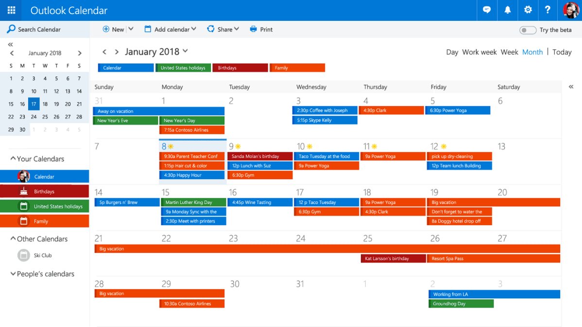 outlook calendar tutorial