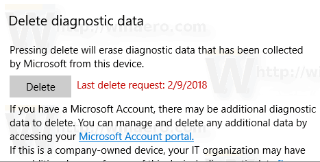 Delete Diagnostic Data In Windows 10