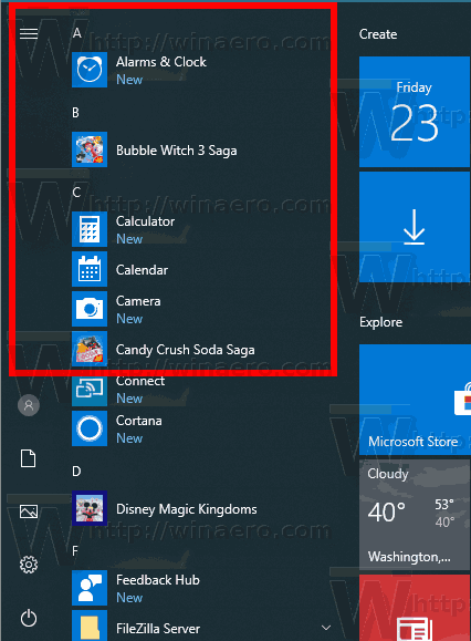 Windows 10 Recently Added Apps Removed From Start Menu