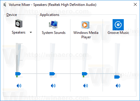 windows 10 volume reset after pause