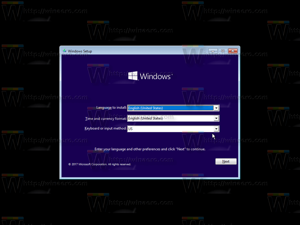 Чистая установка Windows 10 1