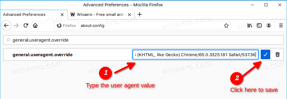 Firefox Change User Agent