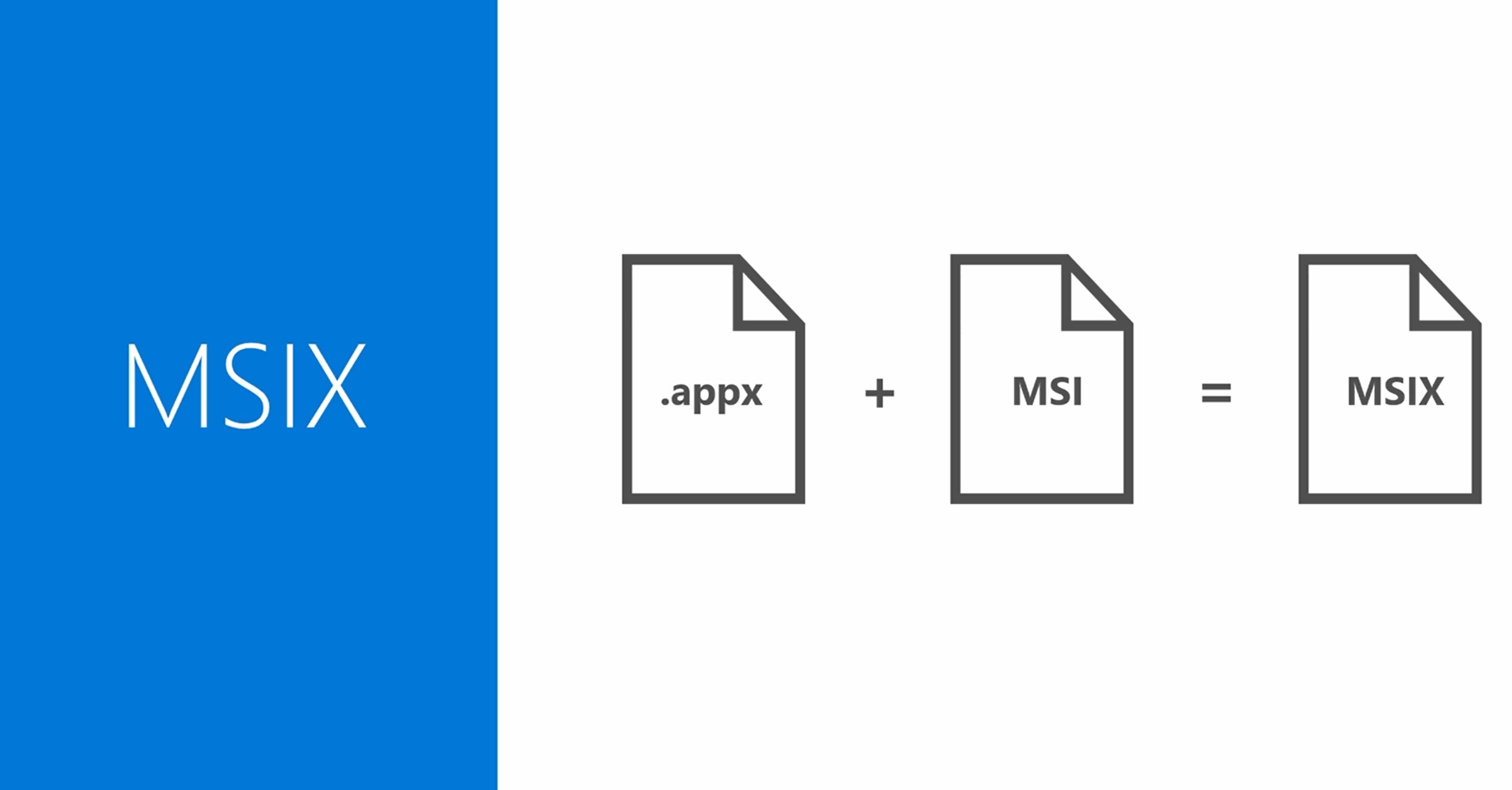 Microsoft has introduced a new MSIX packaging format