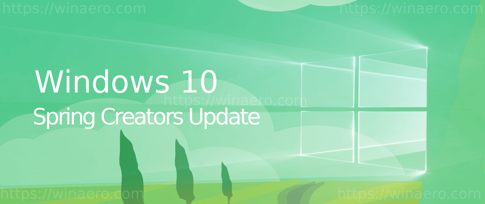 WIndows 10 Spring Creators Update Banner