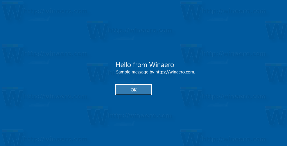 Windows 10 Logon Message 