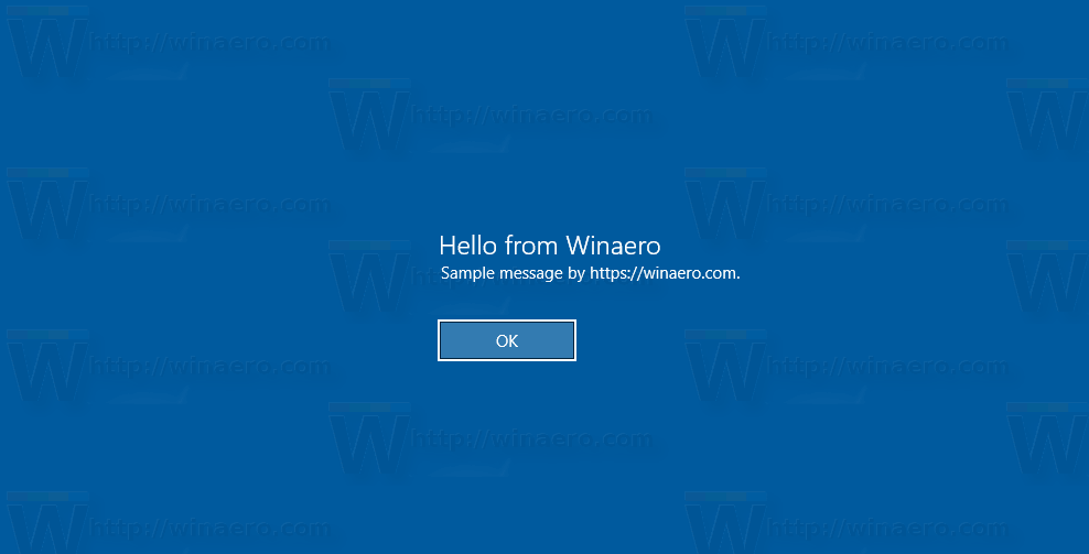 Windows message что это