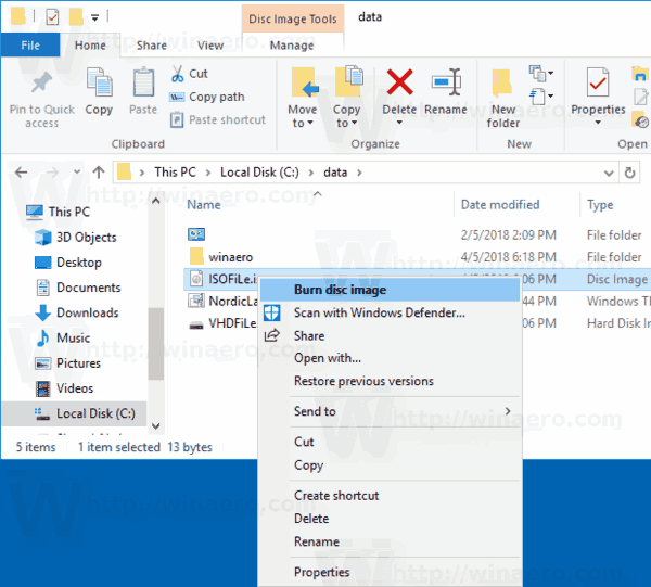 Mount Removed In Windows 10