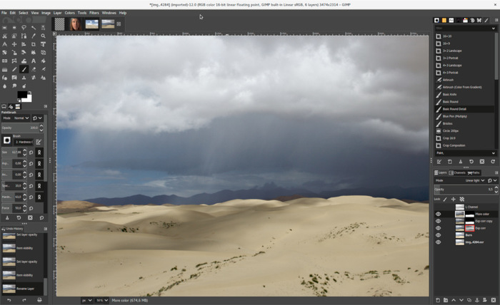 GIMP Running on Linux