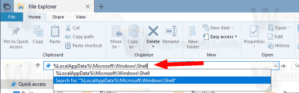 Windows 10 Start Menu Layout Folder
