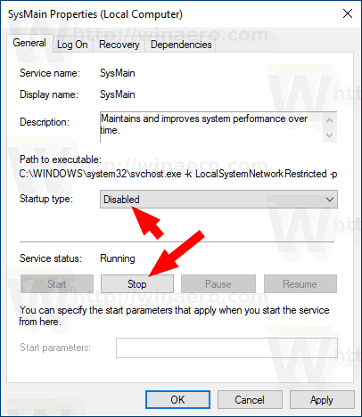 Disable Superfetch In Windows 10