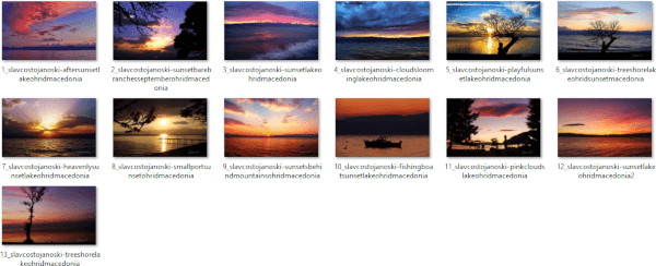 Lake Ohrid Sunsets Themepack Img