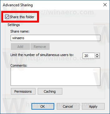 Windows 10 Advanced Sharing 3