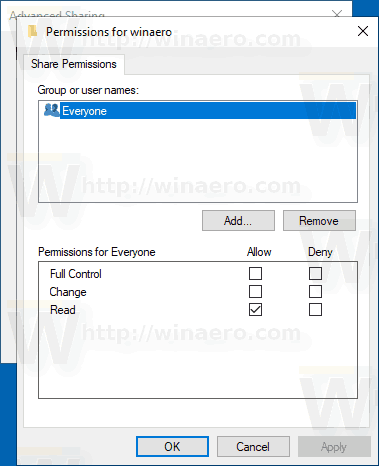 Windows 10 Advanced Sharing 4