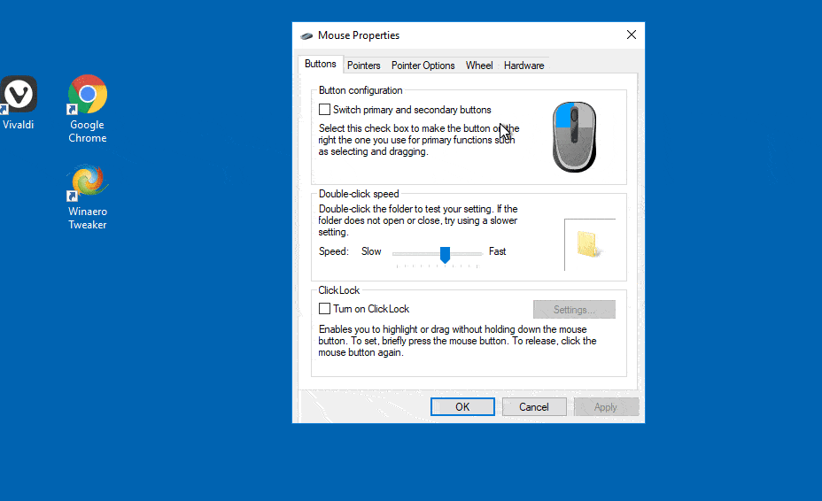 Windows 10 Mouse Trails