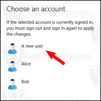 Windows 10 Setup Assigned Access Account List