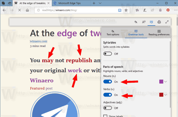 Edge Configure Grammar Tools