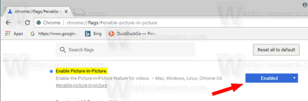 Google Chrome Enable Picture In Picture 1