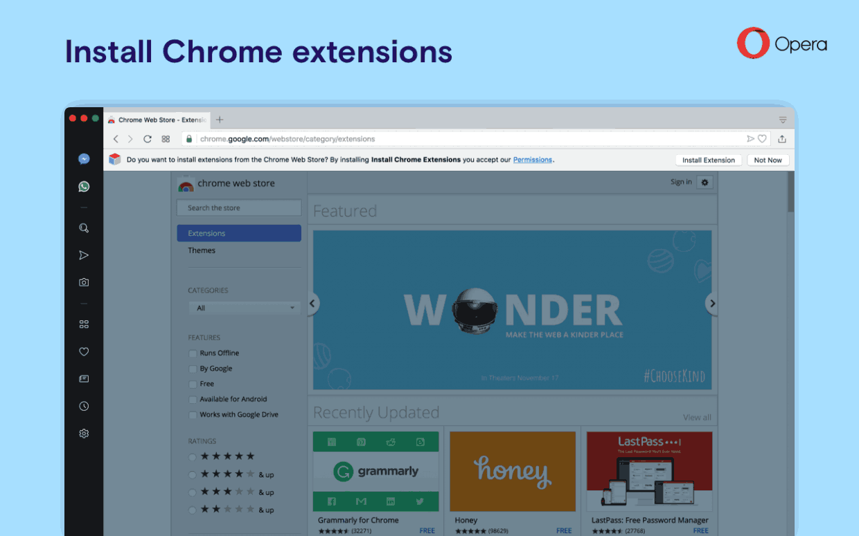 Opera55 ChromeExtensions 